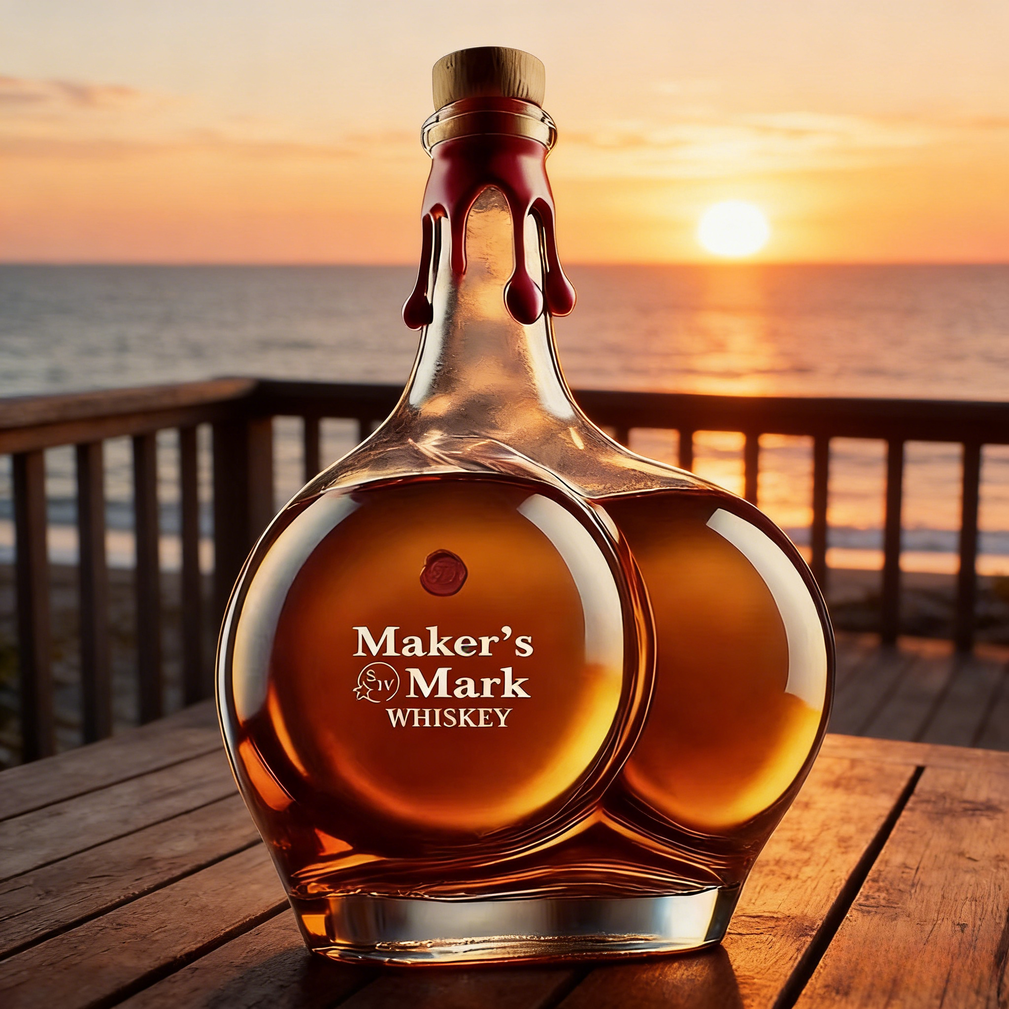 Novelty Buttocks Shape Whiskey - Glass Decanter Whiskey ulasan dan harga