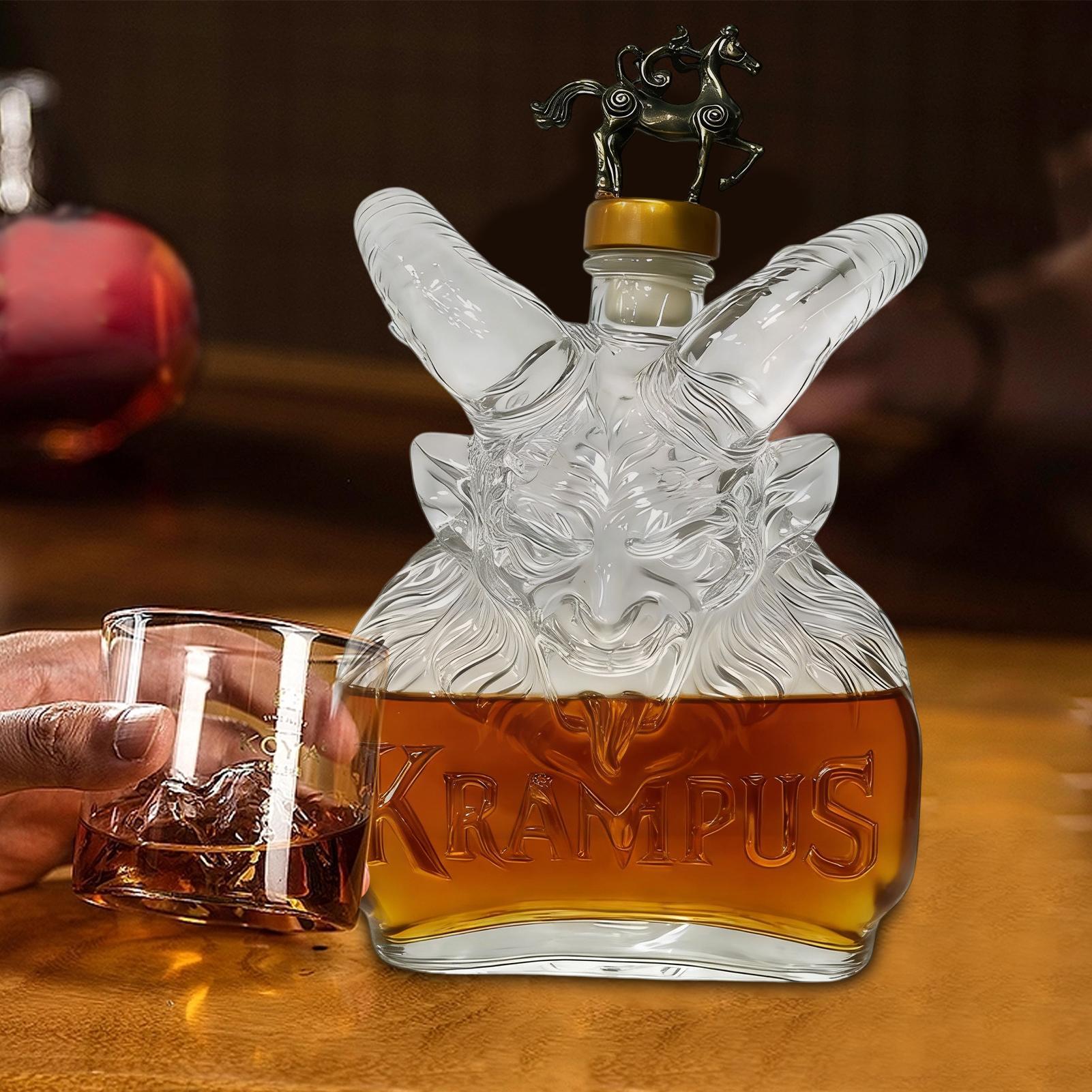 Whiskey Decanter 320ml Drink C - Glass Decanter Whiskey ulasan dan harga