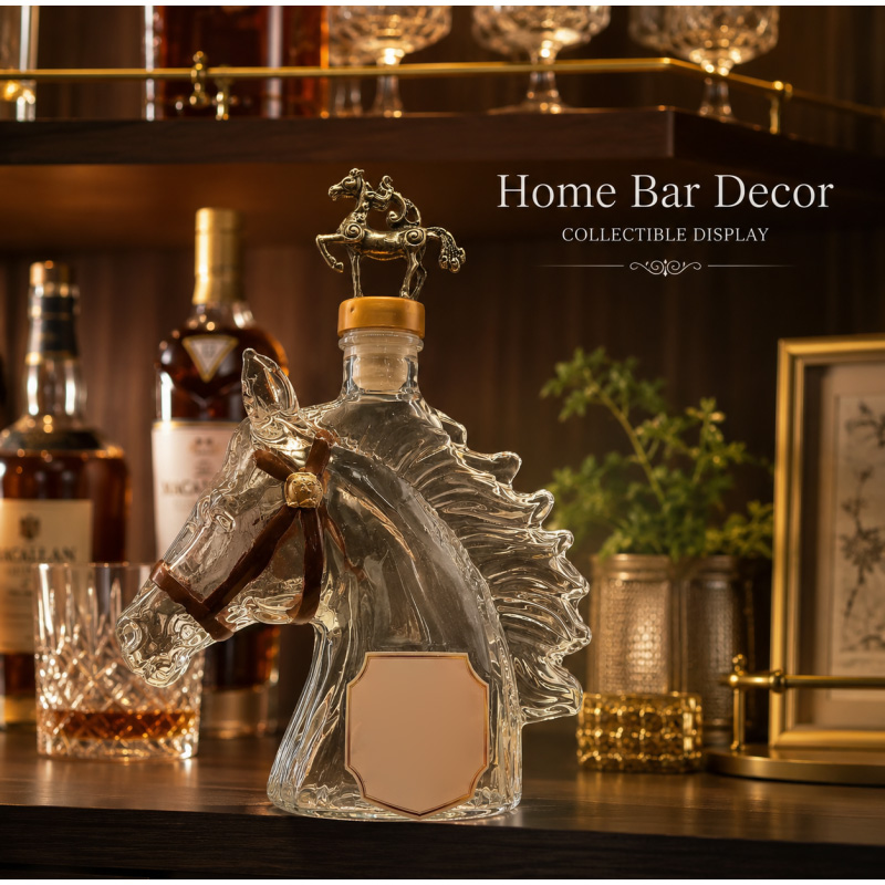 Creative Blanton’s Horse Shape - Glass Decanter Whiskey ulasan dan harga