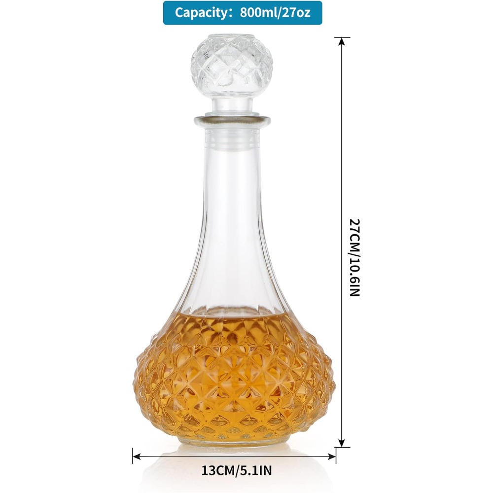 Glass Decanter with Airtight S - Glass Decanter Whiskey ulasan dan harga