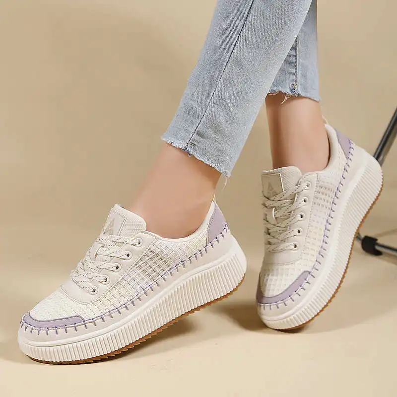 Brown Shoes Woman Flats Autumn - Luxury Lifestyle Lounge ulasan dan harga