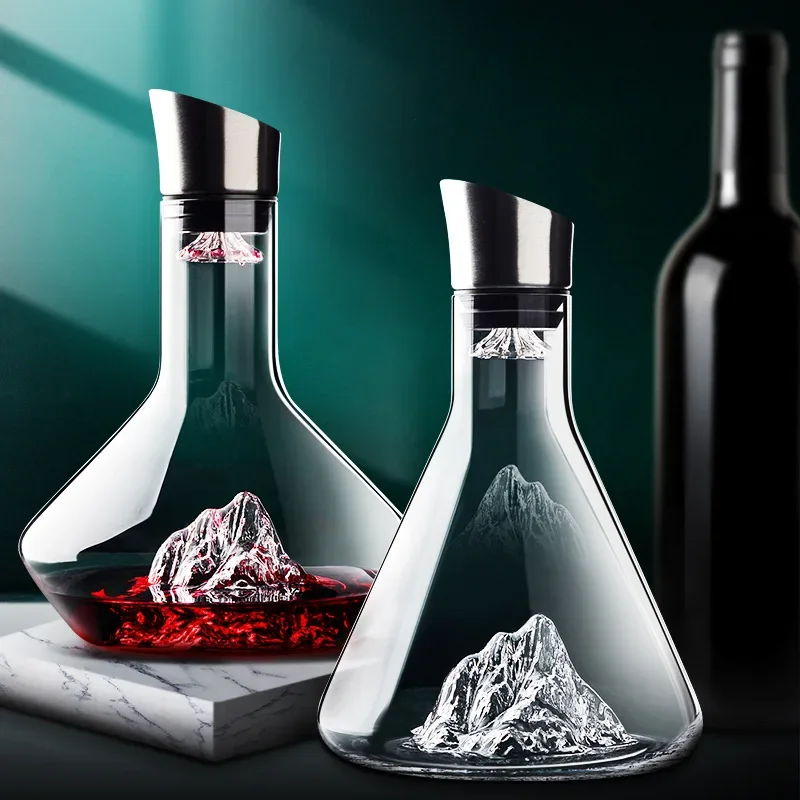 1500ML  Whiskey Decanter  Wine - Glass Decanter Whiskey ulasan dan harga