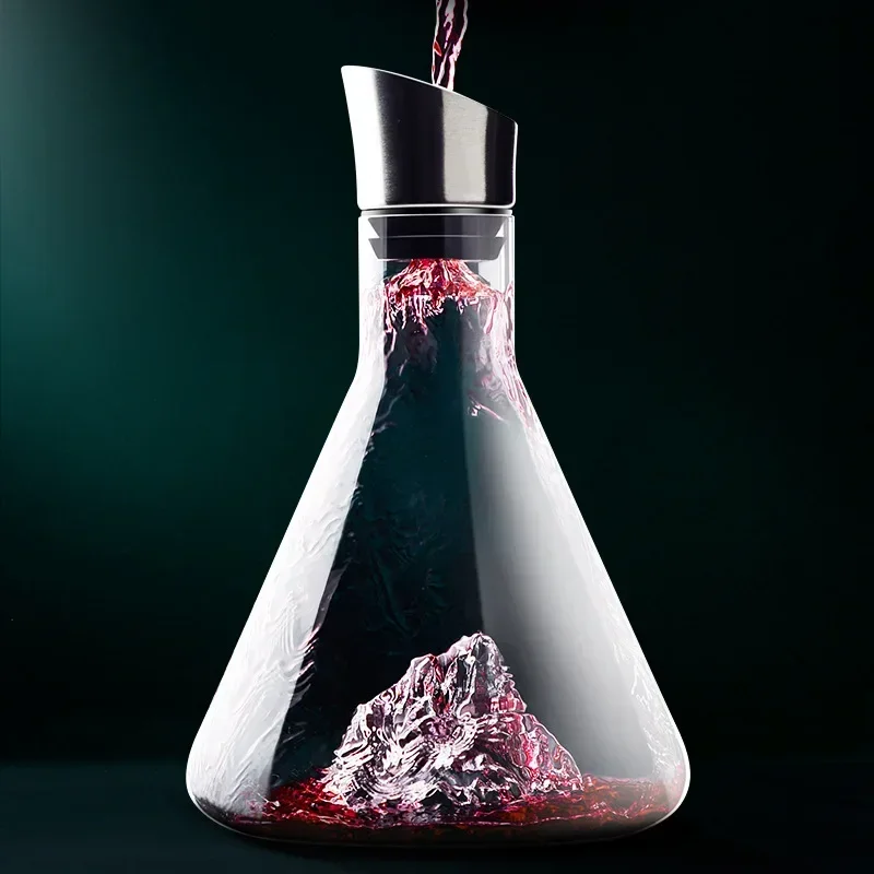 1500ML  Whiskey Decanter  Wine - Glass Decanter Whiskey ulasan dan harga