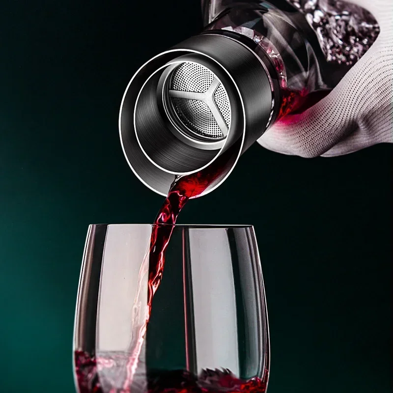 1500ML  Whiskey Decanter  Wine - Glass Decanter Whiskey ulasan dan harga