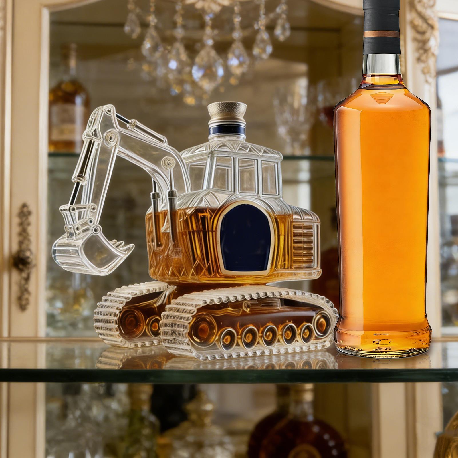 Heavy-Duty Excavator Whiskey D - Glass Decanter Whiskey ulasan dan harga