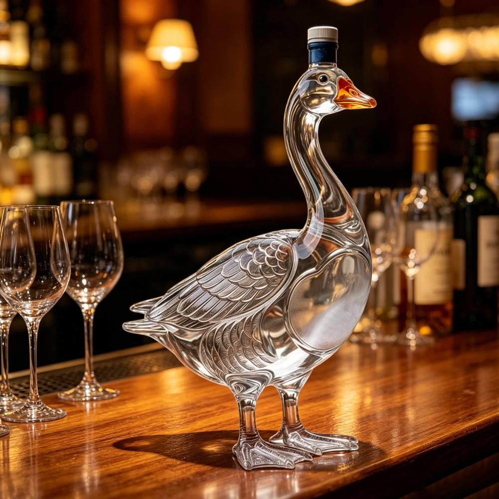 Glass Bird Wine Bottle 3d Whis - Glass Decanter Whiskey ulasan dan harga