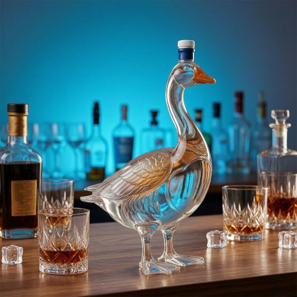 Glass Bird Wine Bottle 3d Whis - Glass Decanter Whiskey ulasan dan harga
